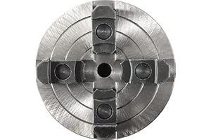 Güde Vierbackenfutter für Drechselmaschine (dezentral justierbar M 18 IG, Spannbereich Spannbacken 40 - 125 mm, Ø-Backenfutter 150 mm, passend zu Drechselbank-Set 1000 / GDM 1000)