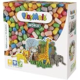 PlayMais WORLD Jungle el işi seti, 3 yaşından b&uuml;y&uuml;k &ccedil;ocuklar i&ccedil;in, yaklaşık 1000, el işi i&ccedil;in şablonlar ve talimatlar (T&uuml;rk&ccedil;e