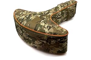 Alephnull Soft Crossbow Bag for Outdoor Hunting Padded T-Shaped Crossbow Storage Case Tactical Crossbow Backpack with 2 Accessory Pockets