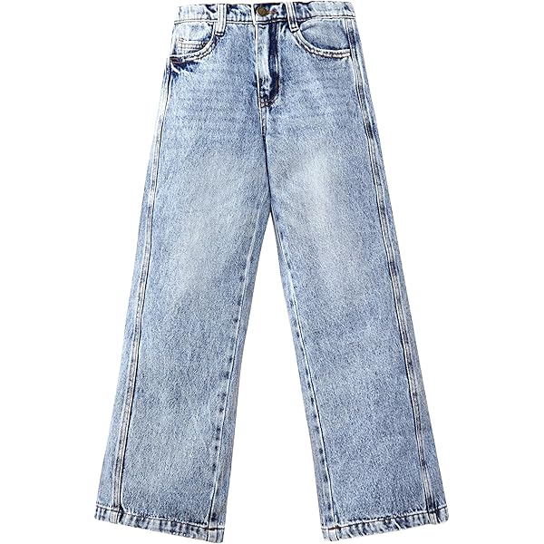 Jeans Baggy Ragazzo Bambini Ragazze Bambini Pantaloni Moda Jeans