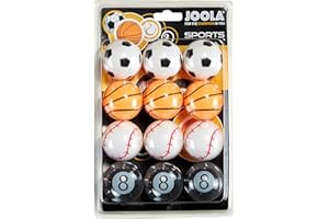 JOOLA - Juego de Pelotas de Tenis de Mesa (40 mm, Calidad de Entrenamiento de 3 Estrellas)