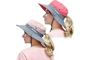 MURYOBAO 2-pak damski letni kapelusz przeciwsłoneczny, ochrona przed promieniowaniem UV, szerokie rondo, składana czapka wędkarska safari