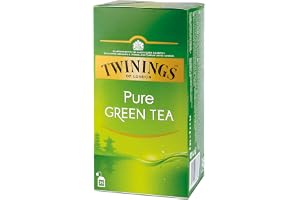 Twinings Pure Grönt Te - Högkvalitativt i Sin Renaste Form, 25 Tepåsar (50 g)