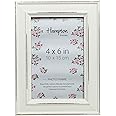 Hampton Frames PALOMA White Shabby Chic 4x6" 10x15cm Distressed Wood Photo Frame PAL301946W