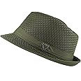 The Hat Depot Light Weight Classic Soft Cool Mesh Crushable Fedora hat
