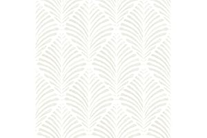 Yomshi Självhäftande tapeter, beige vinylfolie boho geometrisk väggfolie 44 cm × 3 m självhäftande tapet dekorativt skåp kök