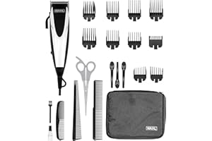 Wahl Home Pro, Kit de corte de pelo, Máquina de cortar pelo con cable para hombre, Máquina de cortar pelo para hombre, Corte de pelo DIY, Corte de pelo en casa