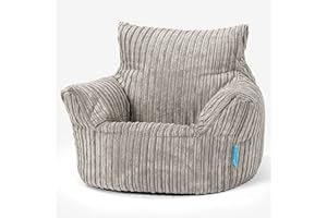 Lounge Pug - CORD - Childrens Armchair - Kids Bean Bags UK - Toddler Chair Beanbag - Mink