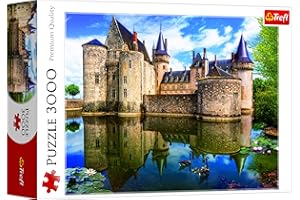 Trefl-3000 Piezas, Adultos y niños a Partir de 15 años Puzzle, Color Castillo de Sully, de Sur, de Loire, Francia