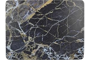 CREATIVE TOPS PREMIUM CREATIVE TOPS Juego de 6 manteles Individuales, Parte Posterior de Corcho, diseño de vinos, Azul Marino, Medium Placemats