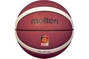 ‎MOLTEN Molten Basketball B7G4050-DBB, TOP Spielball, Premium Synthetik-Leder, 12 Felder, Größe 7