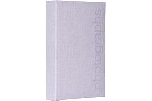 PFENNIG N SQUID Large Textured Linen Lilac Memo Slip In Photo Album Holds 300 6 x 4 Photos