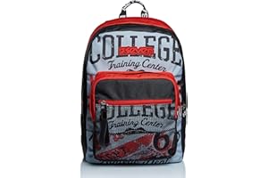 Seven Zaino Scuola Fit, Zaino Doppio Scomparto Super Capiente Multi Tasche, Scuola & Tempo libero, Bambini e Ragazzi