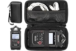 getgear Tragbares Recorder-Gehäuse, kompatibel mit Zoom H4n Pro 4-spurigem tragbarer Recorder