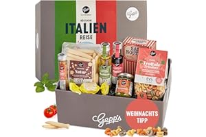 ‎GEPP'S Gepp’s Feinkost Bella Italia Geschenkbox I Geschenkkorb für Männer und Frauen I Feinste italienische Spezialitäten, hergestellt nach eigener Rezeptur I Geschenk für genussvolle Momente