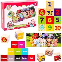 Cocomelon Domino-Puzzle Aus Holz – 28-teilig, Für Kinder Ab 3 Jahren