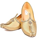 Unique World Trade Men's & Boys' Gold Mojari -11 UK
