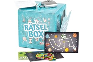 CHROMA PRODUCTS Rätselbox - Geschenkbox: 3 Rätsel lösen zum Öffnen - Ähnlichkeit mit Exit Game - Geschenkverpackung für Geldgeschenk oder kleine Geschenke