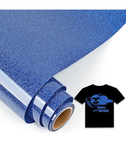 Glitzer Plotterfolie Textil - Heat Transfer Vinyl Transferfolie Plotter Flexfolie (Glitzer Gold