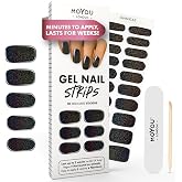 Autocollants Vernis Semi-Permanent Gel - Motifs Fleurs - Moyen - Prêts à Coller