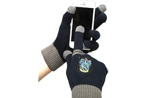 Cinereplicas - Harry Potter - Guantes de Pantalla táctil - Licencia Oficial - Casa Hogwarts - Talla Única