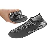 Airjoy atmungsaktive Neopren-Badeschuhe mit Rutschfester Gummisohle schnell trocknend, inklusive Transportbeutel