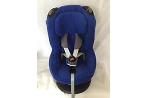 TTAMG Sommerbezug Schonbezug Frottee passend für Maxi-cosi Tobi Frottee 100% Baumwolle blau