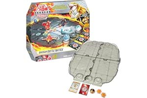 BAKUGAN Battle Matrix, Tablero Deluxe Sharktar Dorado Exclusivo, para niños a Partir de 6 años