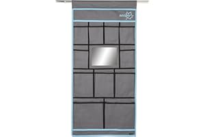 Bo-Camp - Tent organizer - 11 pockets - Mirror - 45x90cm, Anthracite