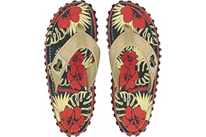 Gumbies Islander Unisex Flip Flops, with Supersoft Cotton Toe Post and Durable Recycled Rubber Sole - Comfort Guaranteed