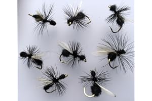 Mouches BestCity en forme de fourmi volante - Pour pêcher truites, perches et chevesnes - Lot #159BL