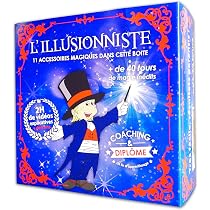 Kit Magie Enfants - 30 Tours Et Accessoires - Cape, Baguette, Gants - Apprentissage Facile - Cadeau Garçons Filles