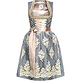 Alpenmärchen Midi Dirndl - Exklusive Kollektion Mit Schürze Gr.32-54