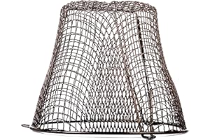 TOWER TFC GROUP Tower Flue Components CGDK6BR Plastic Coated Circular Boiler Terminal Guard, Brown, 11.5" Dia x 9" D