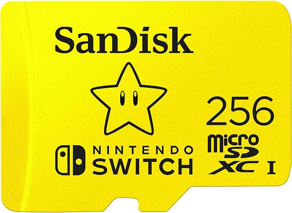 SanDisk 256GB microSDXC-Card, Licensed for Nintendo-Switch - SDSQXAO-256G-GNCZN - 1