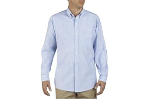 DICKIES OCCUPATIONAL WORKWEAR Dickies Mens Button-Down Long Sleeve Oxford Shirt