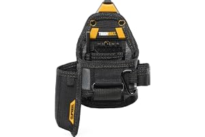 ToughBuilt TOU-CT-25X väska för måttband/verktyg/kniv, svart, standard