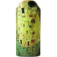 Vase Silhouette D'Art 'Les 3 Âges De La Femme' D'après Klimt - 23 Cm - Céramique Dorée - Neuf