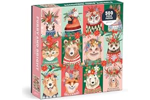 GALISON Furry And Bright 500 Piece Puzzle