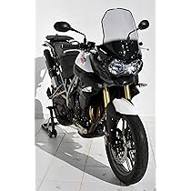 ERMAX Windschutzscheibe Für Triumph Tiger 800 XC/XCX - Grau Getönt 8cm Höher