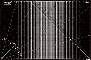La Canilla Base de Corte A1 (Superficie 90x60 cm - 36x24”) Tapete Alfombrilla de Corte para Manualidades, Dibujo, Tabla Cutting Mat para Patchwork, Costura | Marcado en Centímetros y Pulgadas