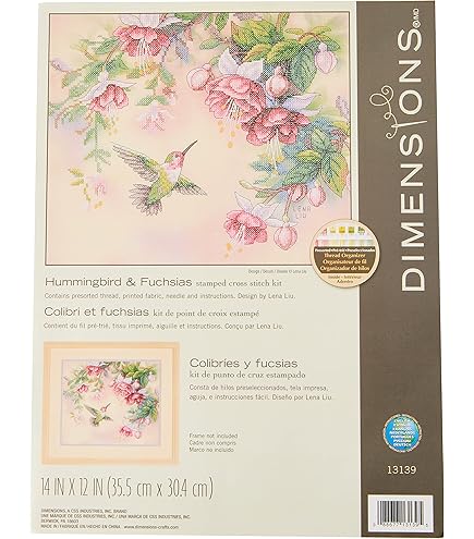 Kit De Bordado De Mariposas Y Margaritas Dimensions - Algodón Preclasificado Para Punto De Cruz, 28x28 Cm