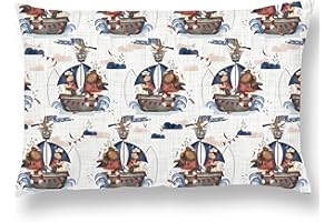 SUPERBE BEBE Kinderkissen Mit Kopfkissenbezug Baumwolle - Kissen für Kinder 1 bis 3 Jahre Größe 33x45cm - Weiches Kissen Hypoallergen Maschinenwaschbar Ideal Fürs Bett oder Auf Reisen EIN Nickerchen