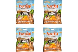 Benevo Pawtato Small Knots Dog Chews, 150g - 4 Pack