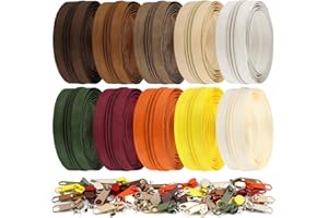 DOITEM Lot de 10 fermetures éclair sans fin avec fermeture éclair de 5 mm x 20 m avec 40 curseurs en métal pour vêtements, sac, trousse, linge de lit