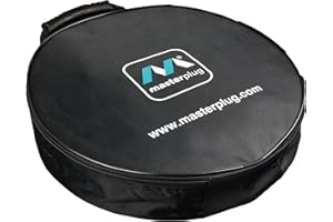 Masterplug EV Charging Cable Storage Tidy Bag, Durable Carry Case for EV Charging Cables Type 2 and Type 1, Mode 3 and Mode 2, Lightweight, Black, EVCASE-MP