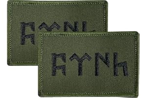 ZETTMANN® [ 2 Stück ] Türkische Flagge Aufnäher mit Klettverschluss als Patch I für T-Shirt Jacke Pullover Türkische Fahne Bayrak Asker Bozkurt Zeichen Camouflage ca. 8 x 5cm (Göktürk Oliv)