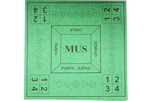 ELAELA Tapete de mus Color Verde 50 x 50 x 0.3 centímetros jugadoresDe 2 a 4 Jugadores.