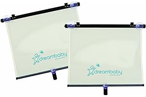 Dreambaby Wide Car Shade Window Roller (50 x 53 cm) 2 Pack