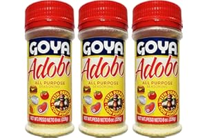 GOYA Adobo All Purpose Seasoning, 8 Ounces (Pack of 3)